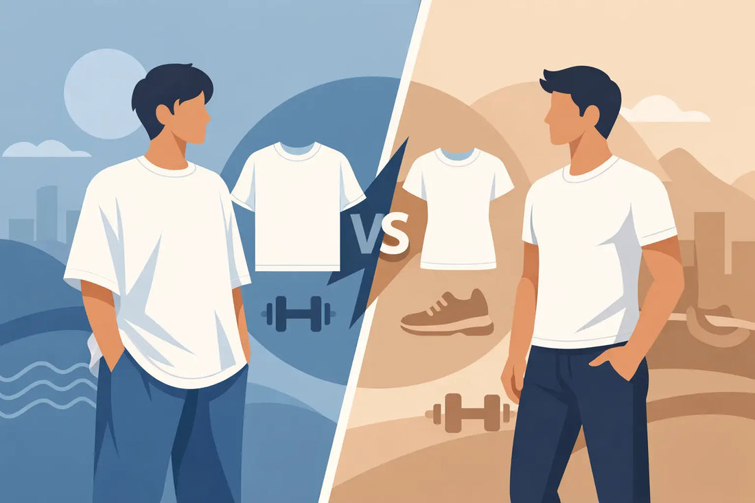 Oversized Tees vs Fitted for Every Kind of Fit